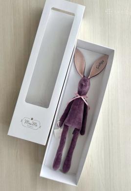 Vardinis personalizuotas pliušinis zuikis-2