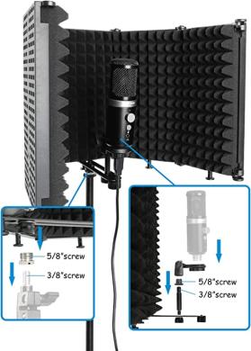 Moman RF30 Izoliacinis mikrofono skydas-1