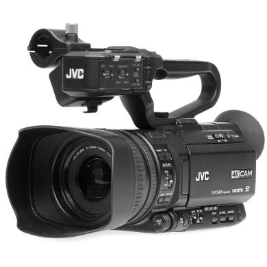 JVC GY-HM180 12.4MP 4K UHD Camcorder, wLED Light, Mic, 64GB Memory Card & Acc-1