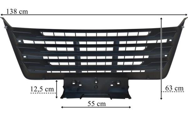 MAN TGX TG3 2021- APATINĖS GRILLĖS chromuotos-1