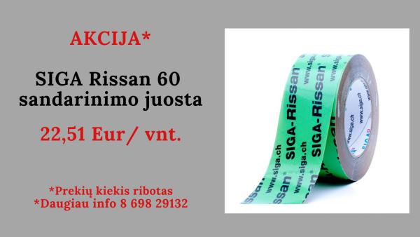Izoliacinė Sandarinimo Juosta SIGA Rissan 60 , Skirta Vidaus Darbams-1