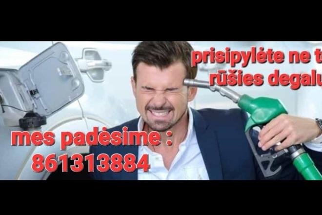 Prisipyliau ne tos rūšies degalų. Užsipyliau benzino vietoj dyzelino. Prisipyliau dyzelio vietoj benzino-0