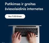 Patikimas ir greitas šviesolaidinis internetas „TVPigiau.lt“!-0