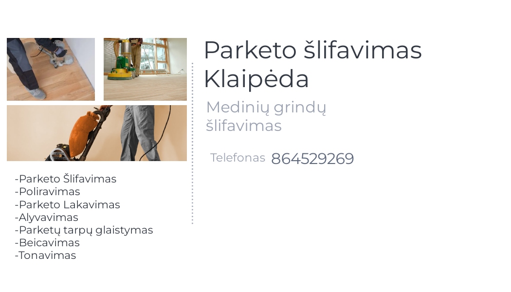 Parketo šlifavimas Klaipėda-0