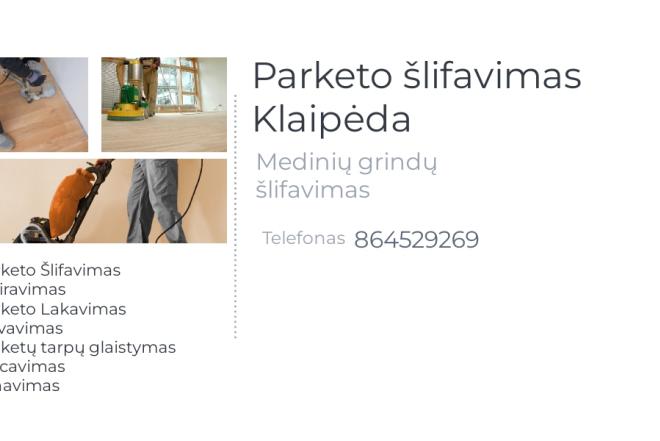 Parketo šlifavimas Klaipėda-0