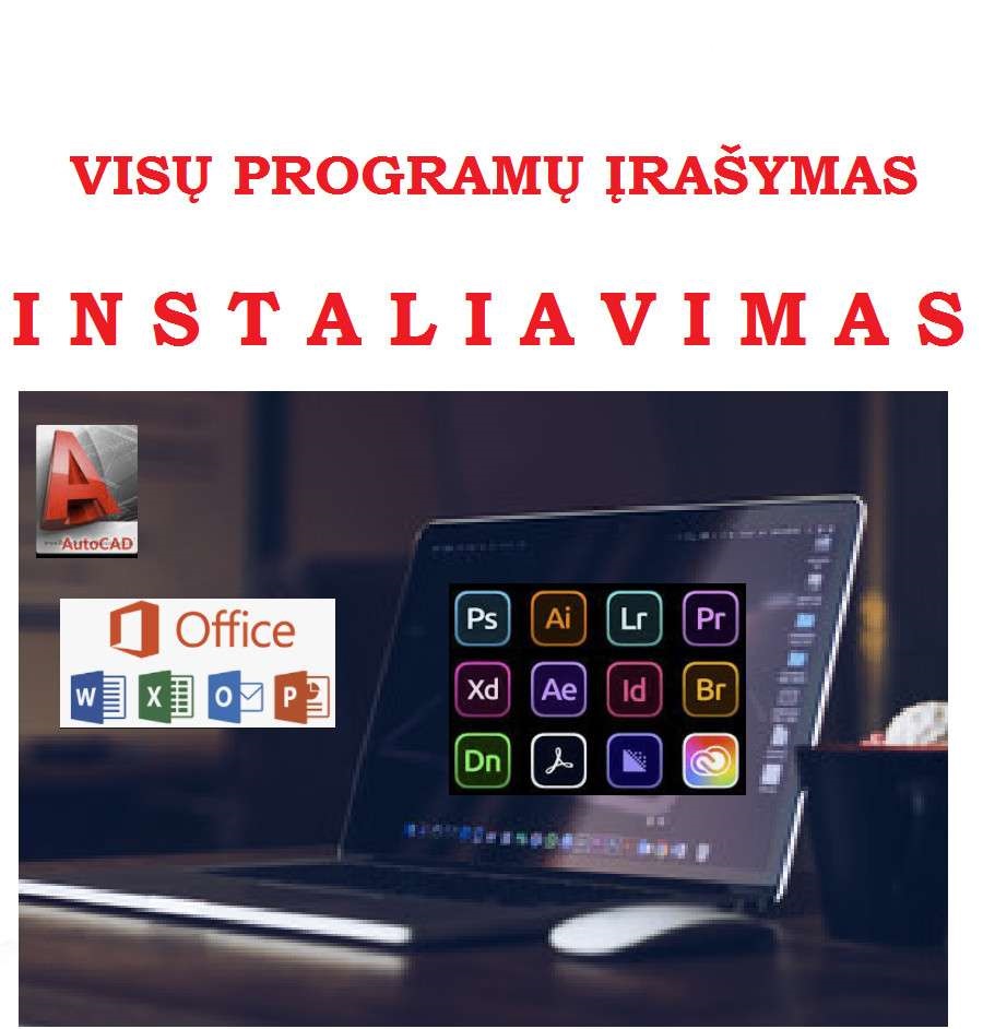 Autocad, Photoshop, Windows ir kitų: instaliavimas-0
