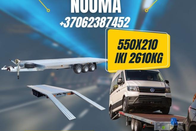 Nuoma Alytaus rajone - PLATFORMOS NUOMA ! 550x210 iki 2610kg ! www.tralunuoma.lt +3706238 7452 +37067247506 viber/whatsApp-0