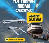 Nuoma Alytaus rajone - PLATFORMOS NUOMA ! 550x210 iki 2610kg ! www.tralunuoma.lt +3706238 7452 +37067247506 viber/whatsApp-0