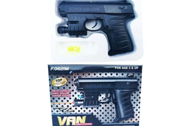 Airsoft pistoletas su lazeriniu taikikliu-0