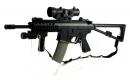 Pasunkintas Airsoft automatas G36 su reguliuojama optika ir prožektoriumi-0