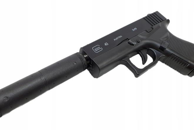 Airsoft pistoletas su duslintuvu PK-C43-1-0