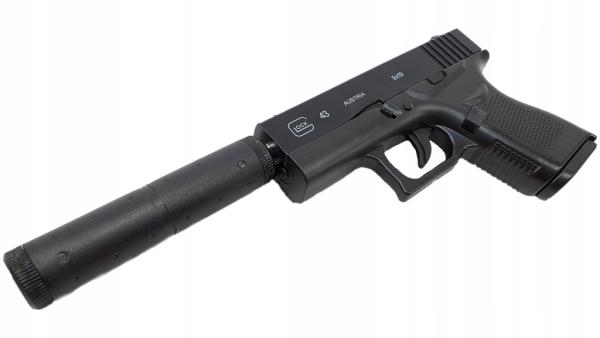 Airsoft pistoletas su duslintuvu PK-C43-1-0