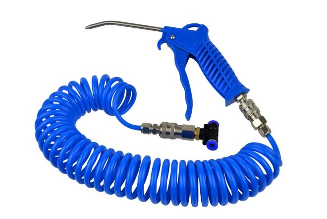 Spiralinės pneumatinės oro žarnos PU PE-0