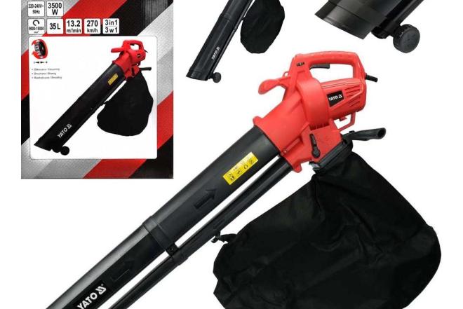 Elektrinis lapų pūstuvas YATO 3500W, YT-85180-0