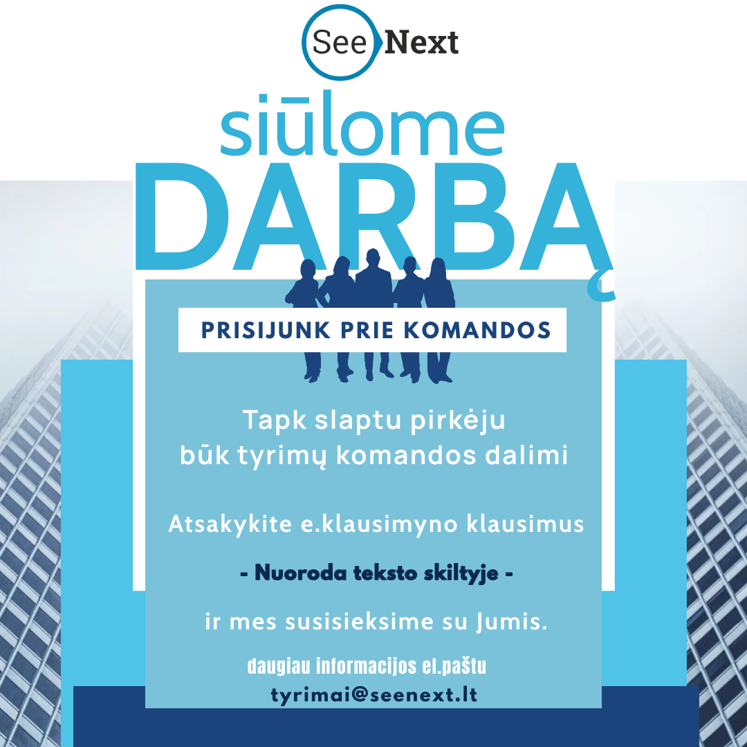 Slapto pirkėjo DARBAS-0