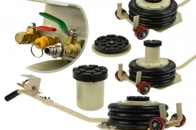 Pneumatinis keltuvas domkratas Geko 3,5t, 139€-0