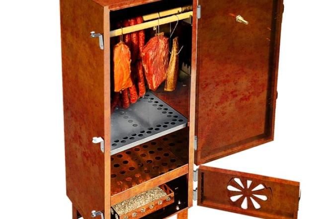 Rūkykla Chief Smoker iš Corten plieno 0.6mm-0