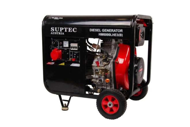 Dyzelinis trifazis elektros generatorius 6,0 kW 220V/380V SUPTEC-0