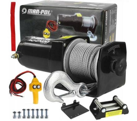 Tempimo gervė Mar-Pol 2500lbs/12v + pultas-0