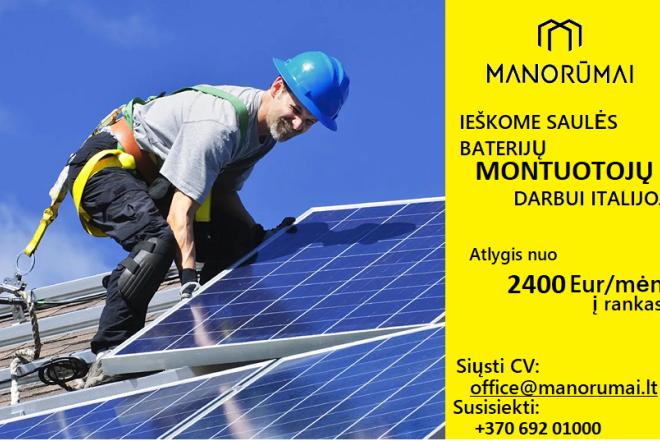 MONTUOTOJAS (saulės elektrinės) ITALIJOJE-0