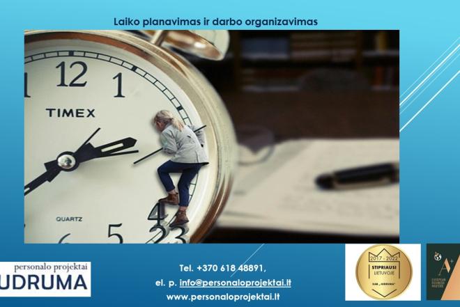 Laiko planavimas ir darbo organizavimas-0