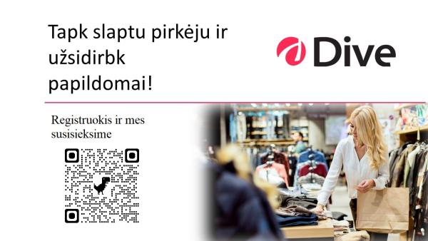 Papildoma veikla - slaptas pirkėjas visoje Lietuvoje-0