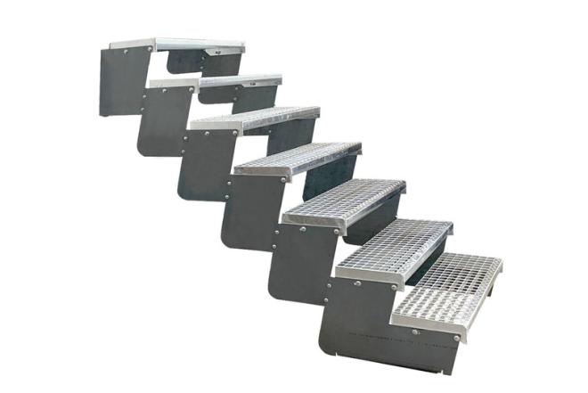 Metaliniai Moduliniai reguliuojami laiptai-0