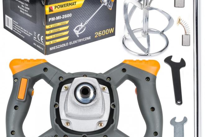 Statybinis maišytuvas POWERMAT 2600W-0