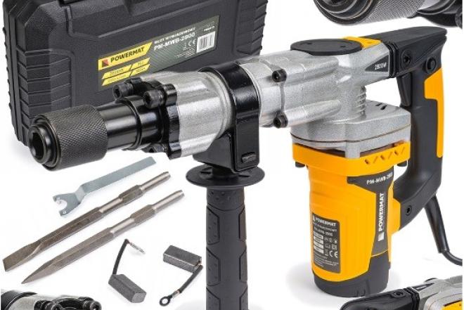 Mūro / betono kaltas PowerMat HEX SDS 2800W 15J-0