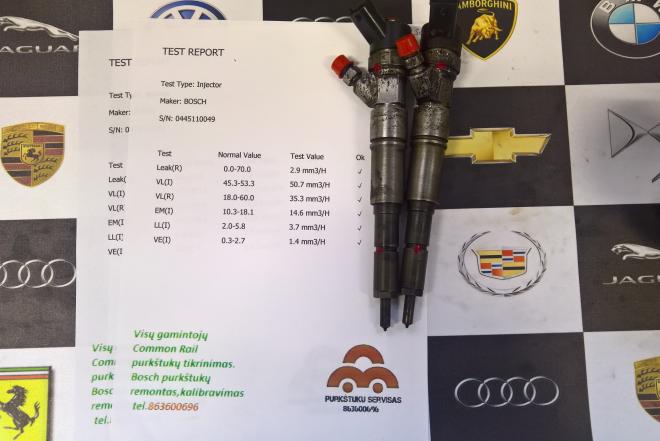 Kuro purkstukai Opel-Omega B. 0445110049-0