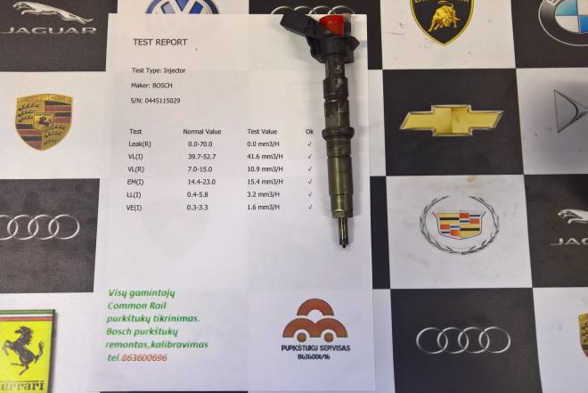 Kuro purkštukas Volkswagen-Crafter. 0445115029-0