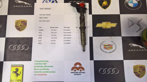 Kuro purkštukas Volkswagen-Crafter. 0445115029-0