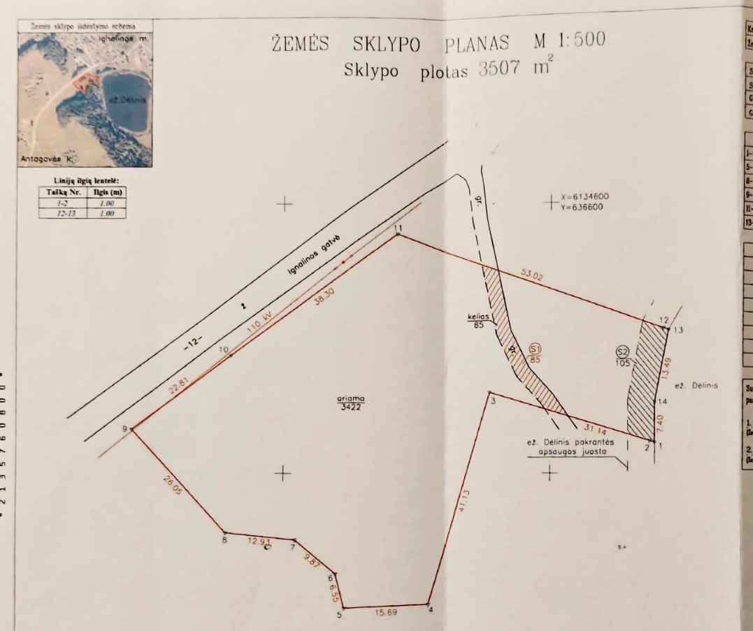Nuomojamas namų valdos sklypas Ignalinos rajone Antagavės km. prie ežero-0