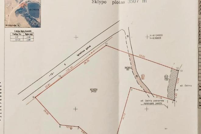 Nuomojamas namų valdos sklypas Ignalinos rajone Antagavės km. prie ežero-0
