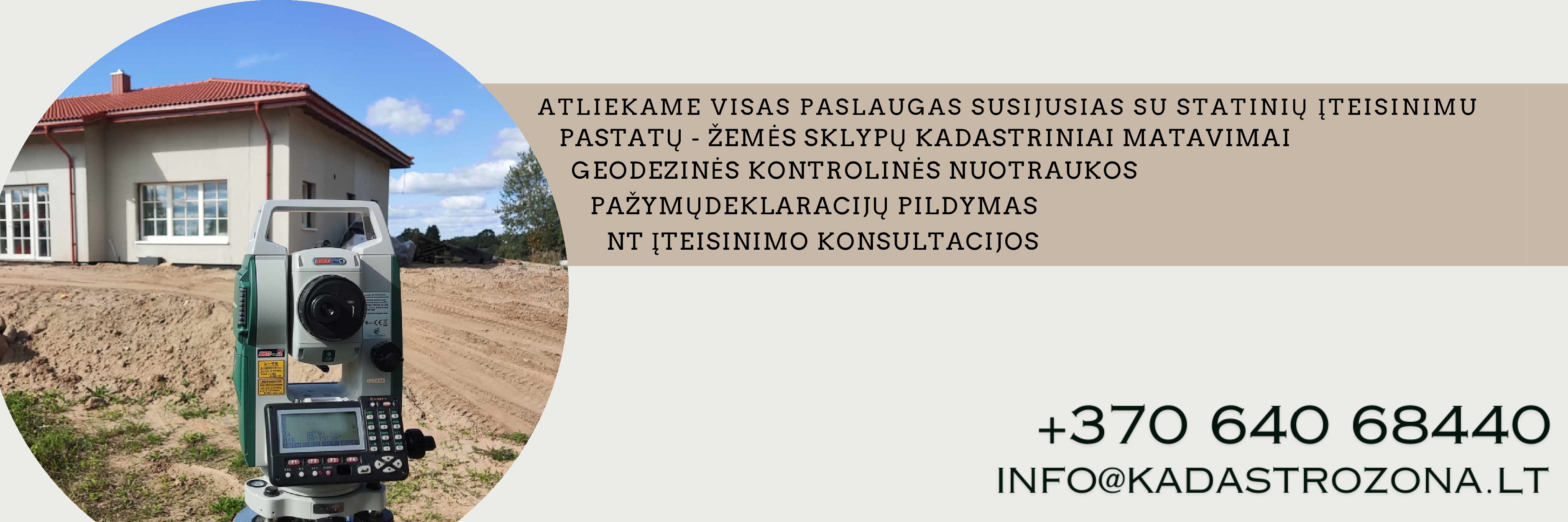 Pastatų kadastriniai matavimai ir pridavimas / Geodeziniai-0