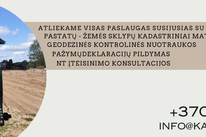 Pastatų kadastriniai matavimai ir pridavimas / Geodeziniai-0