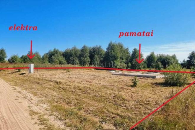 Parduodami penki žemės sklypai po 25 a. Marazų k., Jašiūnų sen., Šalčininkų raj.-0