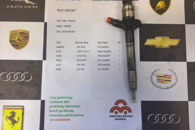 Kuro purkštukas Toyota-Corolla Verso. 23670-0R180-0