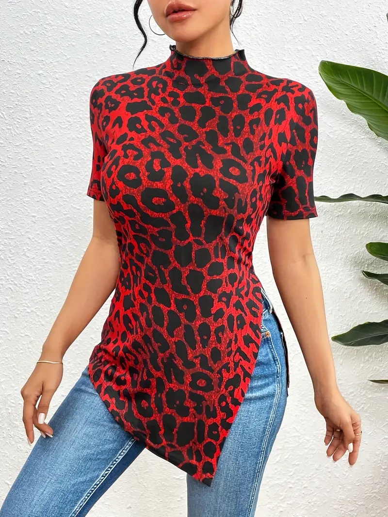 „Leopard“ marškinėliai trumpomis rankovėmis 13525-0