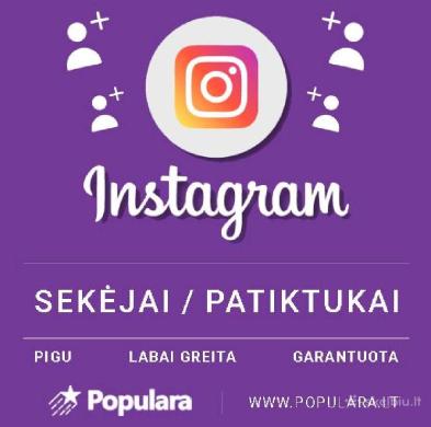 Instagram sekėjai, followeriai, likes, patiktukai-0