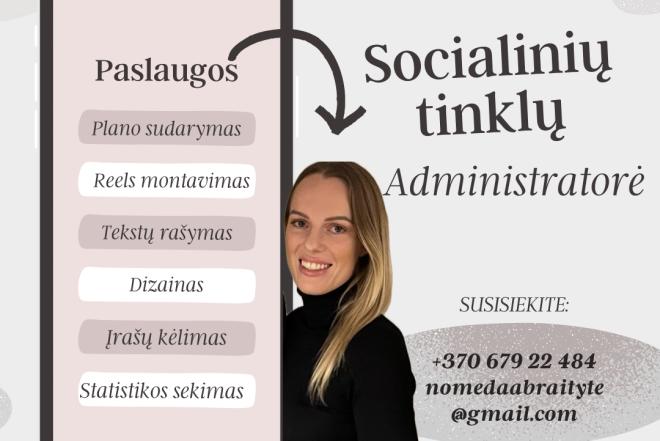 Socialinių tinklų administravimas / turinio kūrimas-0
