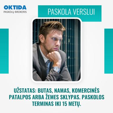 Verslo paskola nuo Paskolų brokerio OKTIDA-0