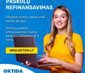 Būsto paskolos refinansavimas nuo Paskolų brokerio OKTIDA-0