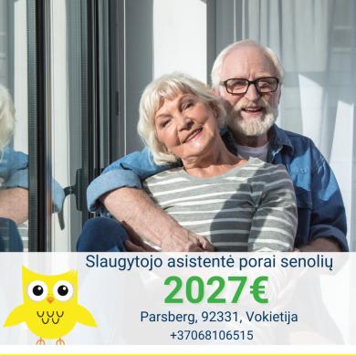 Slaugytojo asistentė porai senolių Vokietijoje-0