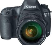 Canon EOS 5D Mark III 22,3 MP viso kadro CMOS skaitmeninis SLR fotoaparatas su EF 24-105 mm f4 L yra USM objektyvas juodas-0