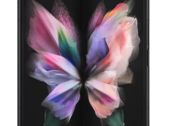 Samsung Electronics Galaxy Z Fold 3 5G“ gamykloje atrakintas „Android“ mobilusis telefonas JAV versijos išmanusis telefonas planšetinis kompiuteris „2-in-1“ sulankstomas dvigubas ekranas po ekranu, kamera 256 GB saugykla, fantominė juoda-0