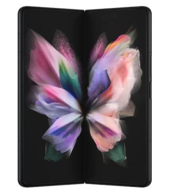 Samsung Electronics Galaxy Z Fold 3 5G“ gamykloje atrakintas „Android“ mobilusis telefonas JAV versijos išmanusis telefonas planšetinis kompiuteris „2-in-1“ sulankstomas dvigubas ekranas po ekranu, kamera 256 GB saugykla, fantominė juoda-0