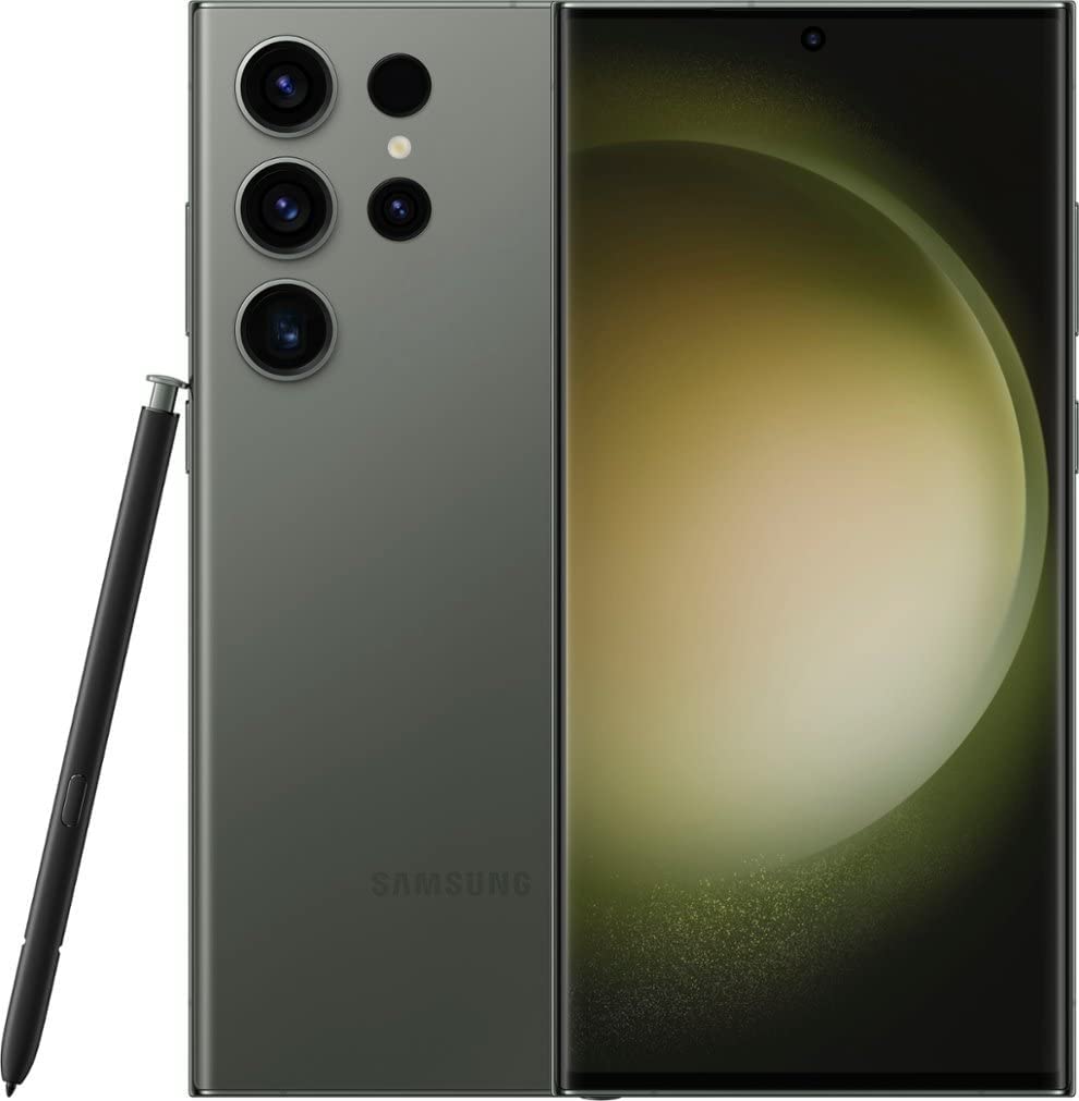 SAMSUNG Galaxy S23 Ultra 5G S9180 Dual 256GB 12GB RAM, 200 MP kamera, gamykliškai atrakinta – žalia-0