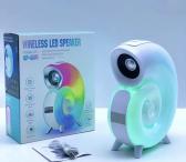 Garso kolonėlė su RGB apšvietimu ir laikrodžiu-0