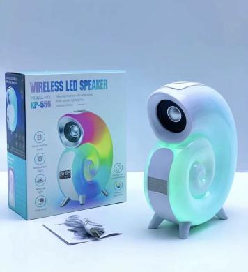 Garso kolonėlė su RGB apšvietimu ir laikrodžiu-0